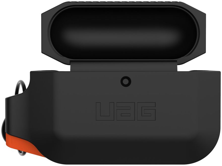 Urban Armor Gear Apple AirPods Pro Hoesje Siliconen Zwart/Oranje afbeelding 5