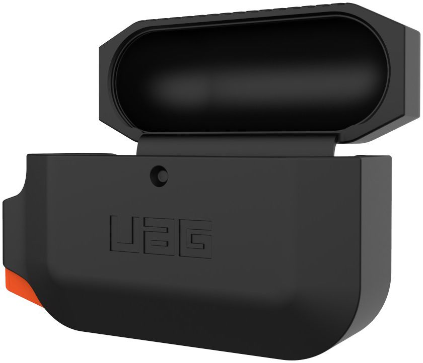 Urban Armor Gear Apple AirPods Pro Hoesje Siliconen Zwart/Oranje afbeelding 6