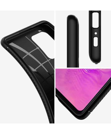 Spigen Rugged Armor Samsung Galaxy Note 10 Lite Hoesje Zwart afbeelding 2