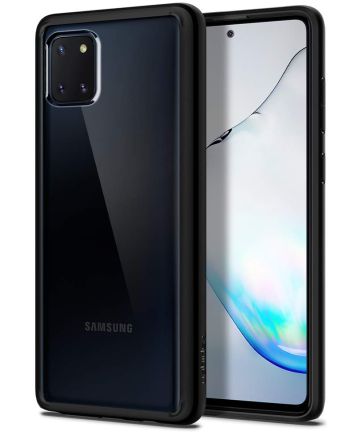 Spigen Ultra Hybrid Samsung Galaxy Note 10 Lite Hoesje Zwart Hoesjes