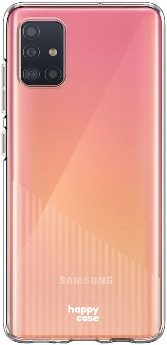 HappyCase Samsung Galaxy A71 Hoesje Flexibel TPU Clear Print afbeelding 6