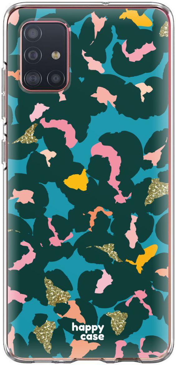 HappyCase Samsung Galaxy A71 Hoesje Flexibel TPU Summer Leopard Print afbeelding 5