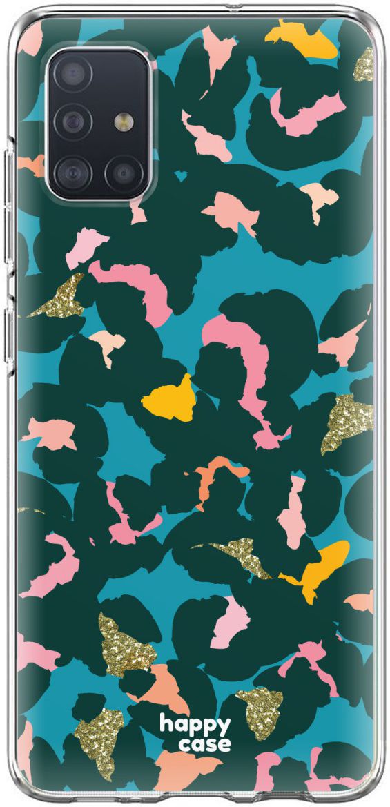 HappyCase Samsung Galaxy A71 Hoesje Flexibel TPU Summer Leopard Print afbeelding 3