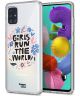 HappyCase Samsung Galaxy A71 Hoesje Flexibel TPU Quote Print