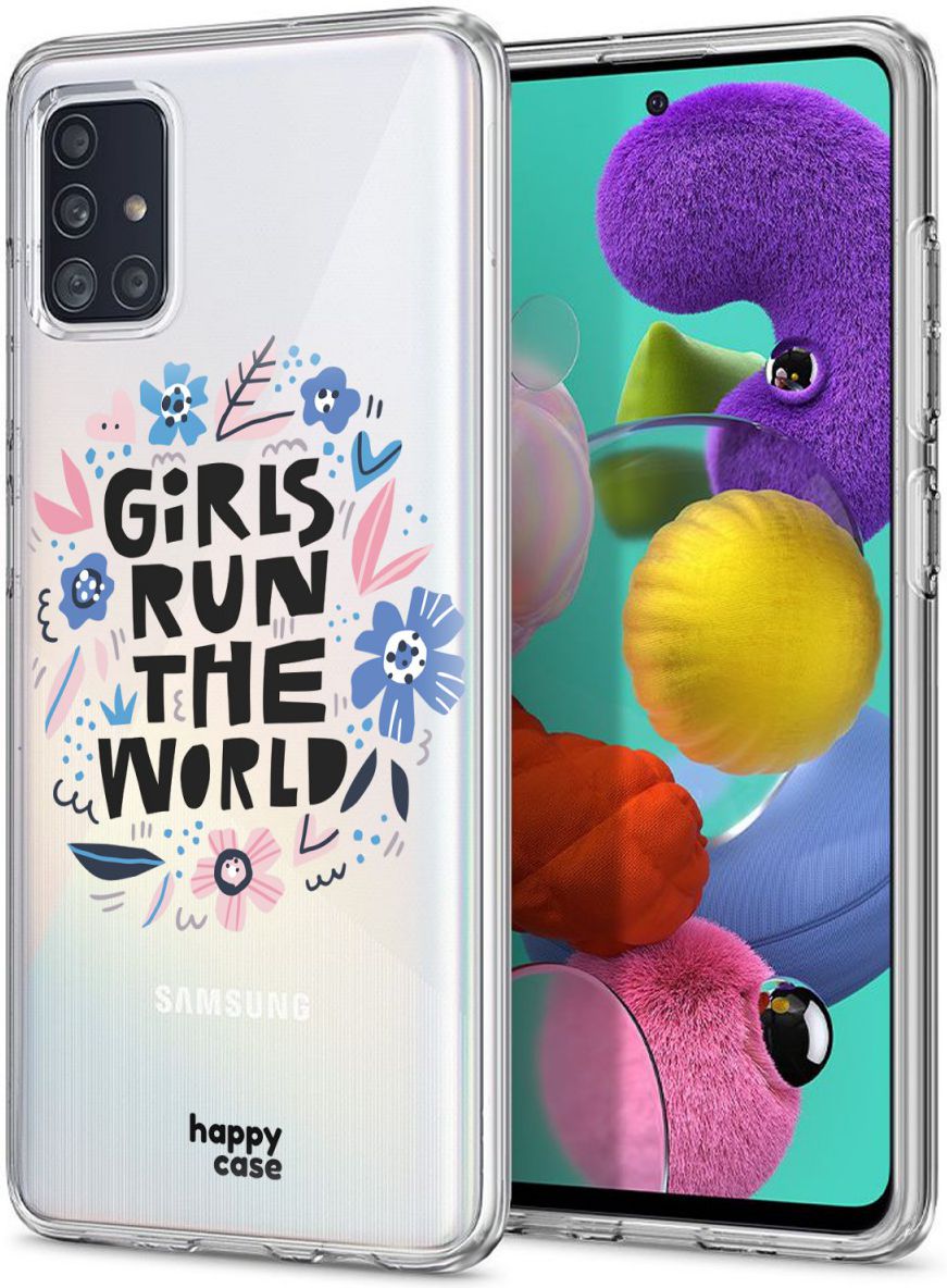 HappyCase Samsung Galaxy A71 Hoesje Flexibel TPU Quote Print afbeelding 2