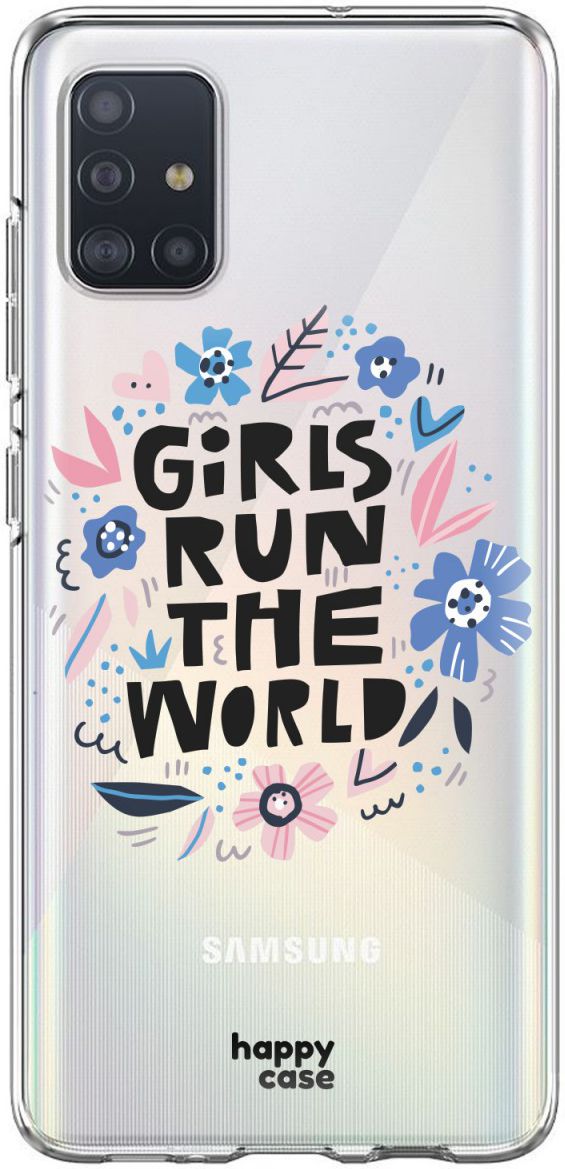 HappyCase Samsung Galaxy A71 Hoesje Flexibel TPU Quote Print afbeelding 1
