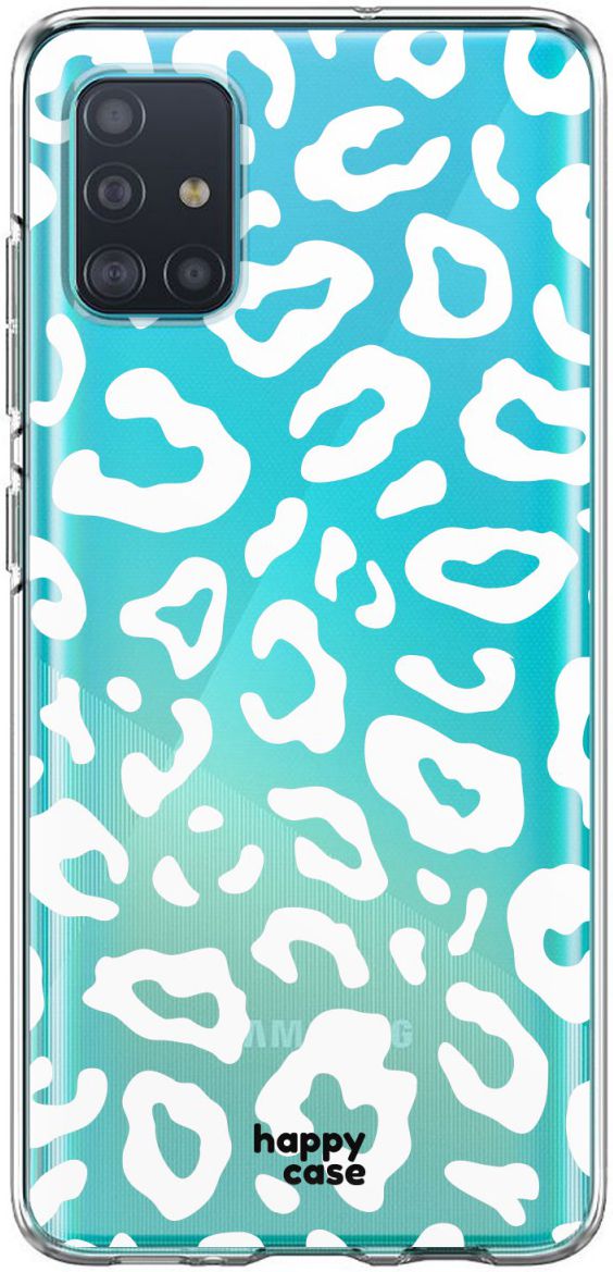 HappyCase Samsung Galaxy A71 Hoesje Flexibel TPU Luipaard Print afbeelding 1