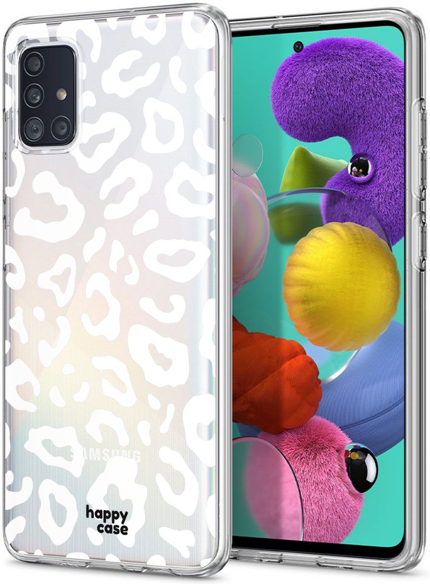 HappyCase Samsung Galaxy A71 Hoesje Flexibel TPU Luipaard Print afbeelding 11