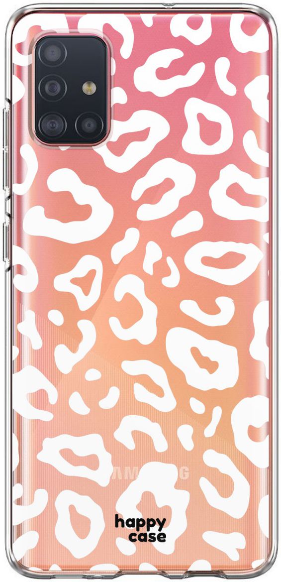 HappyCase Samsung Galaxy A71 Hoesje Flexibel TPU Luipaard Print afbeelding 12