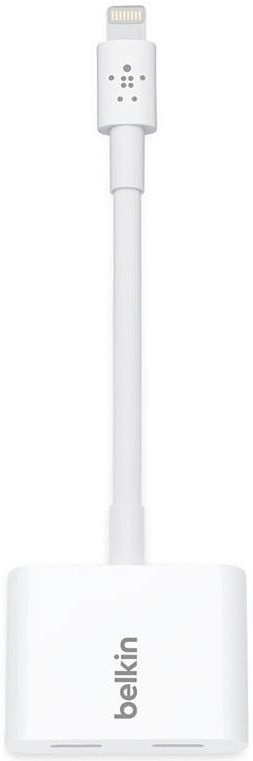 Belkin Lightning Audio + Charge Rockstar Adapter Wit afbeelding 2