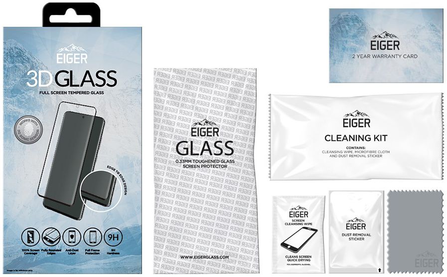 Eiger Samsung Galaxy A71 Tempered Glass Case Friendly Gebogen afbeelding 5