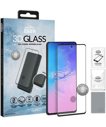Eiger Samsung Galaxy S10 Lite Tempered Glass Case Friendly Gebogen Screen Protectors