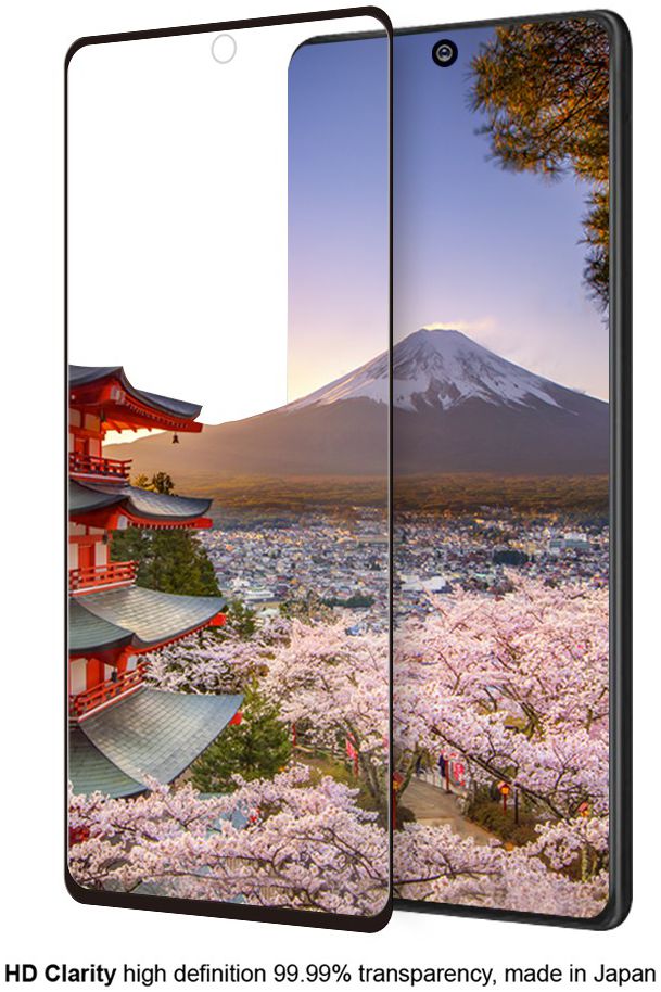 Eiger Samsung Galaxy S10 Lite Tempered Glass Case Friendly Gebogen afbeelding 4