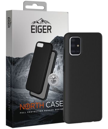 Eiger North Series Samsung Galaxy A71 Hoesje Zwart Hoesjes