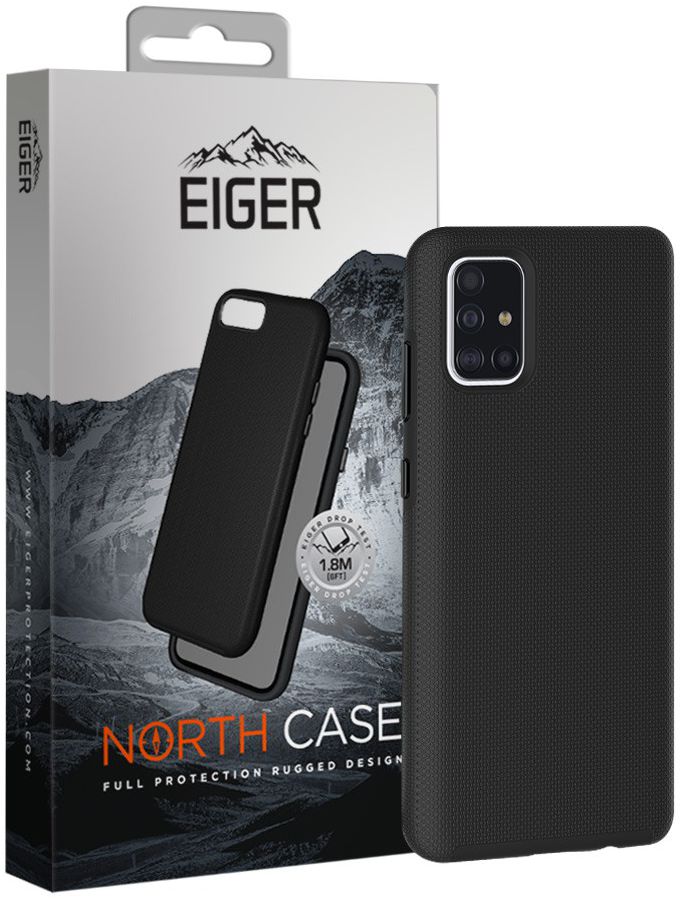 Eiger North Series Samsung Galaxy A71 Hoesje Zwart afbeelding 1