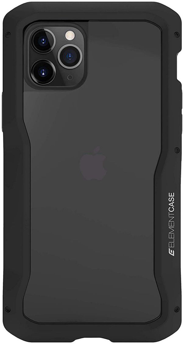 Element Case Vapor-S Apple iPhone 11 Pro Hoesje Transparant/Zwart afbeelding 1
