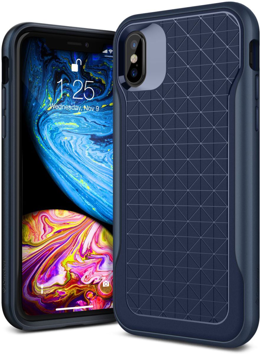 Caseology Apex Apple iPhone XS / X Hoesje Blauw afbeelding 1