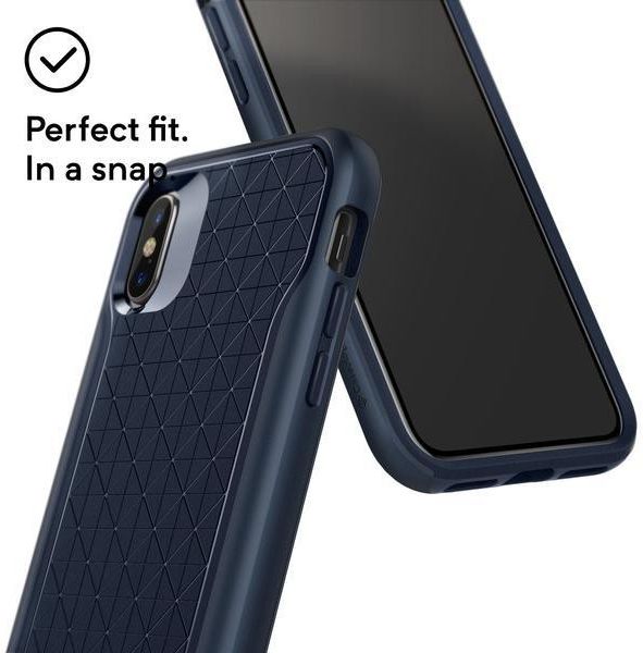 Caseology Apex Apple iPhone XS / X Hoesje Blauw afbeelding 2