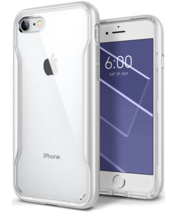 Caseology Apex Apple iPhone SE 2020 Hoesje Transparant/Wit Hoesjes