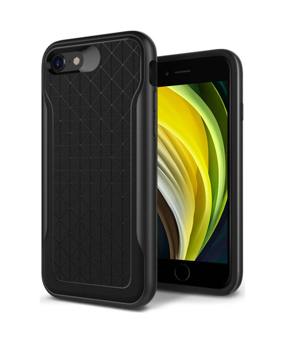 Caseology Apex Apple iPhone SE (2020/2022) Hoesje Zwart afbeelding 1