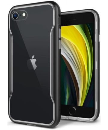 Caseology Apex Apple iPhone SE 2020 Hoesje Transparant/Zwart Hoesjes