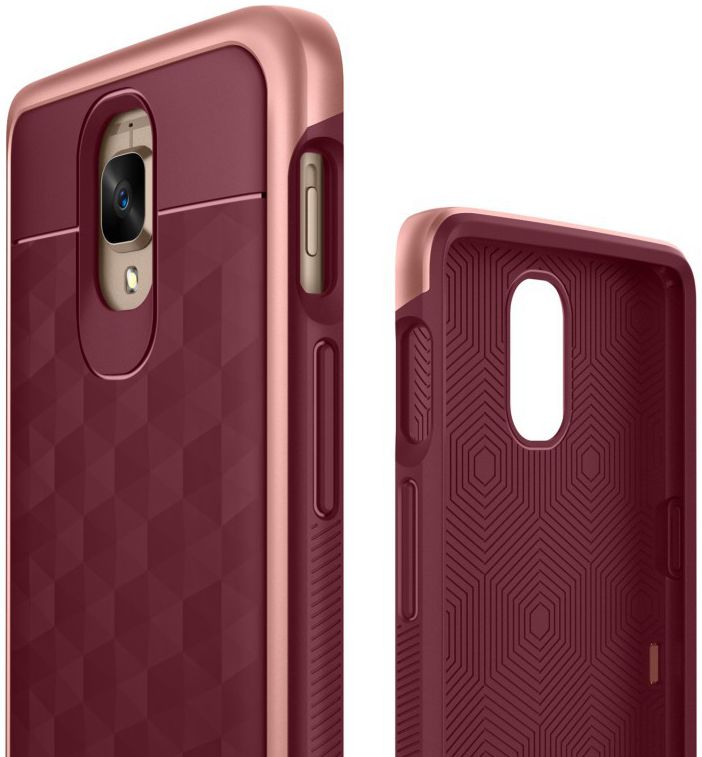 Caseology Parallax OnePlus 3T Hoesje Burgundy afbeelding 4