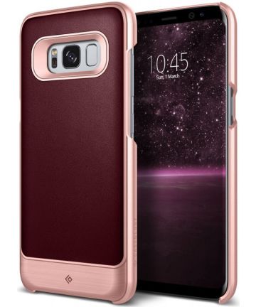 Caseology Fairmont Samsung Galaxy S8 Hoesje Burgundy Hoesjes