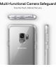 Caseology Skyfall Samsung Galaxy S9 Hoesje Transparant/Zilver