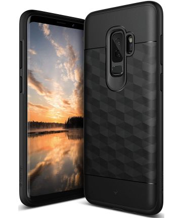 Caseology Parallax Samsung Galaxy S9 Plus Hoesje Zwart Hoesjes