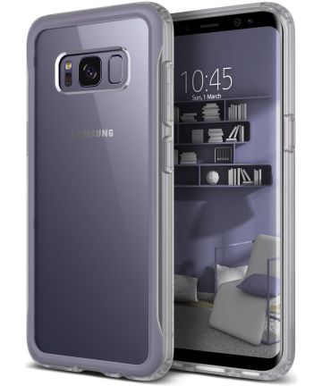 Caseology Coastline Samsung Galaxy S8 Plus Hoesje Transparant/Paars Hoesjes