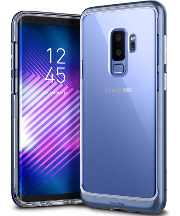 Caseology Skyfall Samsung Galaxy S9 Plus Hoesje Transparant/Blauw Hoesjes