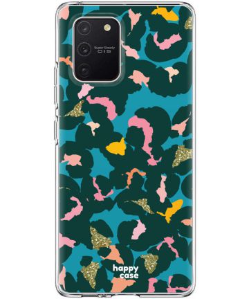HappyCase Samsung Galaxy S10 Lite Hoesje TPU Summer Leopard Print Hoesjes