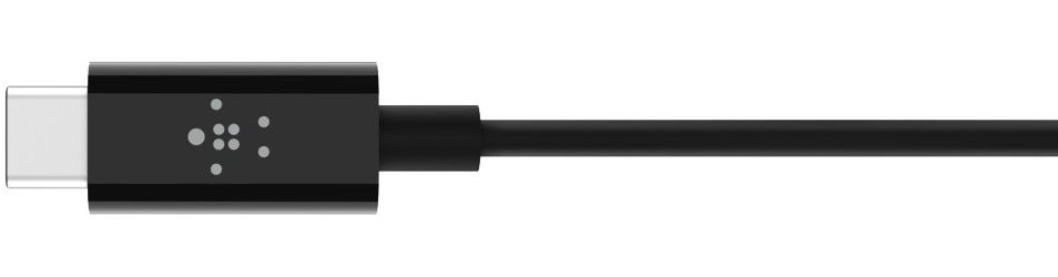 Belkin RockStar USB-C naar 3.5mm Jack / AUX Adapter 1.8m Zwart afbeelding 7