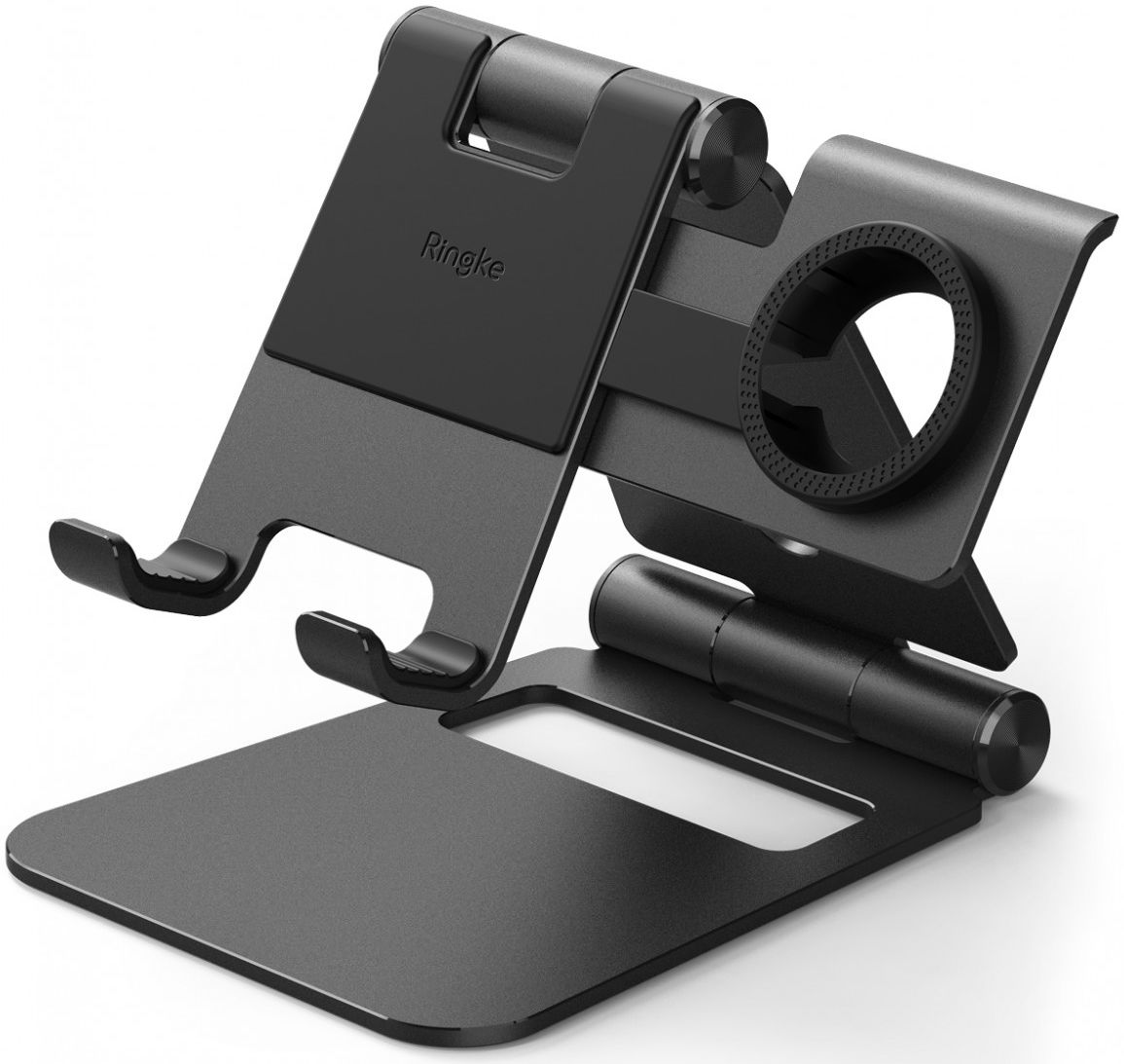 Ringke Super Folding Apple iPhone en Apple Watch Stand Zwart afbeelding 2