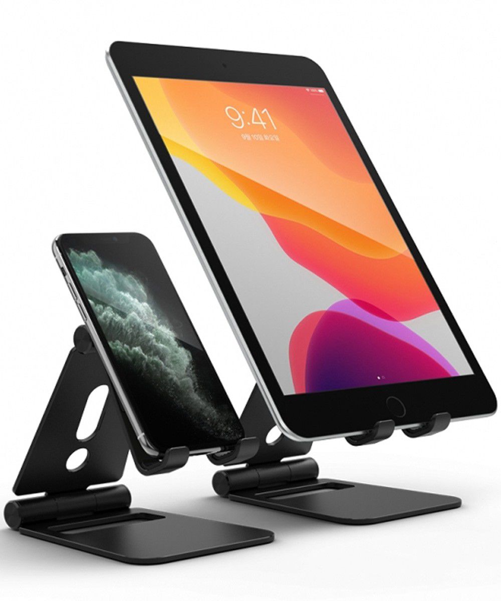 Ringke Super Folding Universele Smartphone en Tablet Stand Zwart afbeelding 1