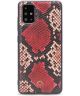 Mobilize Velvet Clutch Samsung Galaxy A51 Hoesje Red Snake