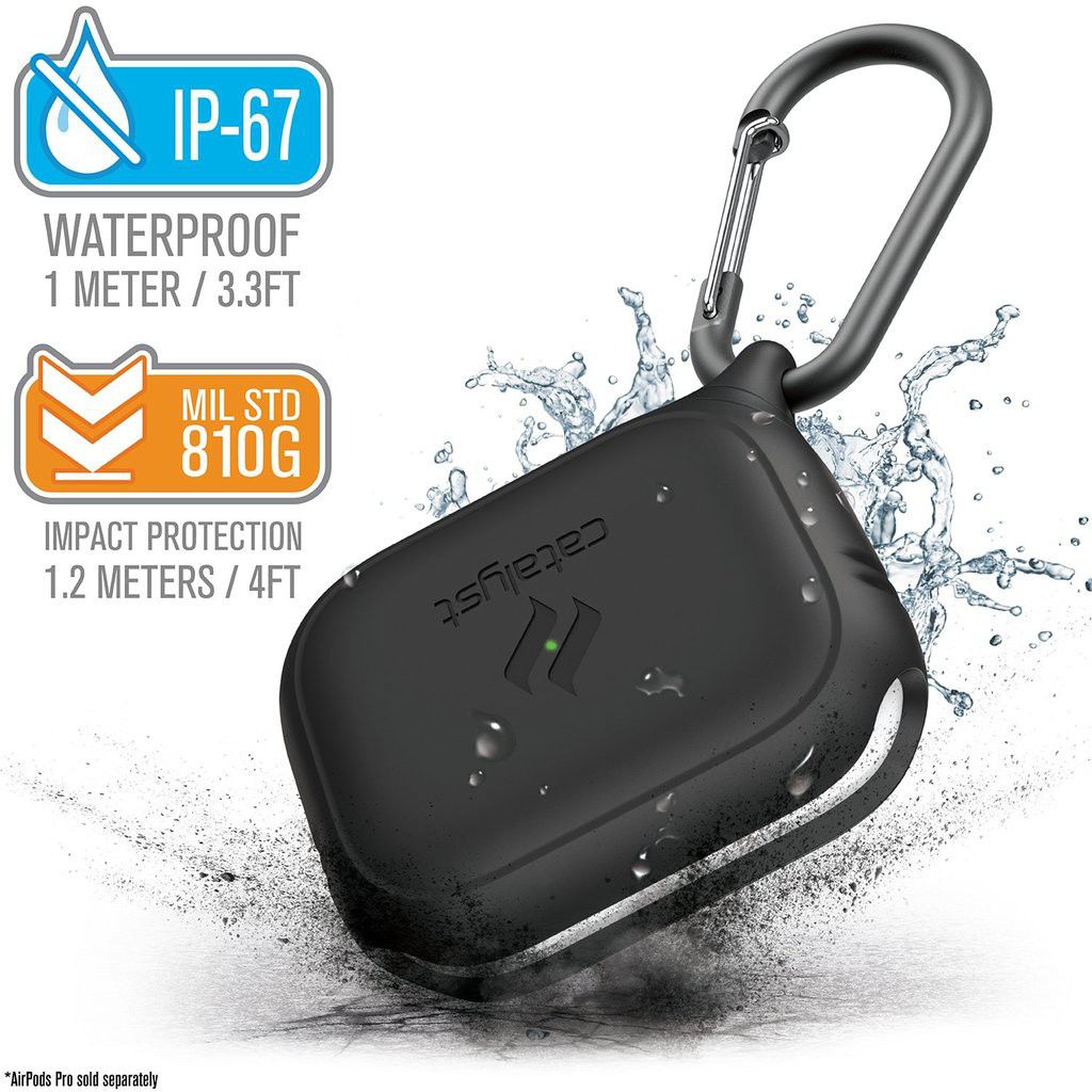 Catalyst Waterdicht Apple AirPods Pro Hoesje Zwart afbeelding 2