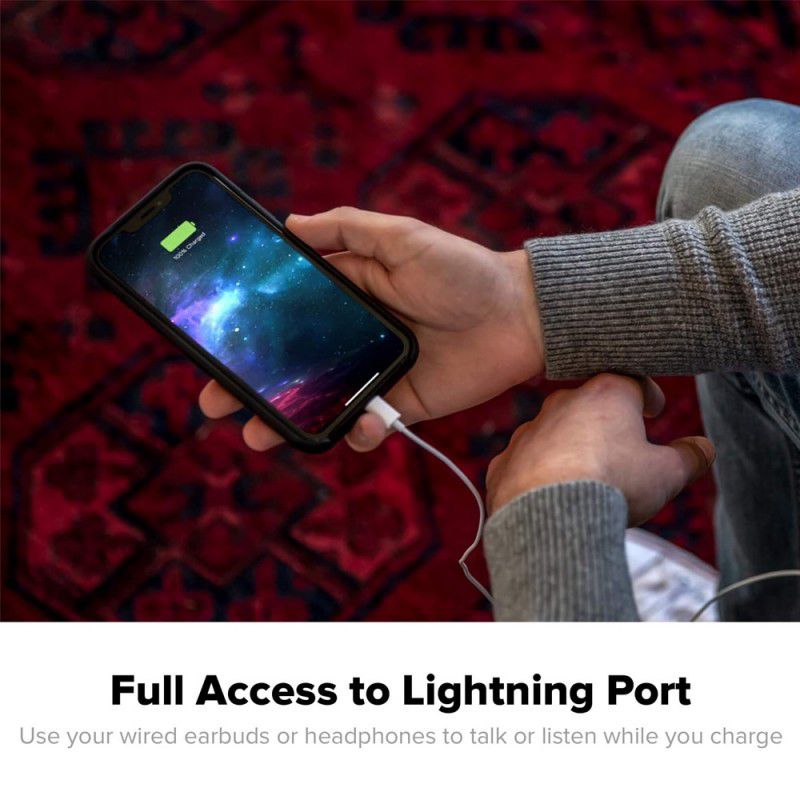 Mophie Juice Pack Access Powerbank Apple iPhone XS / X Hoesje Zwart afbeelding 13