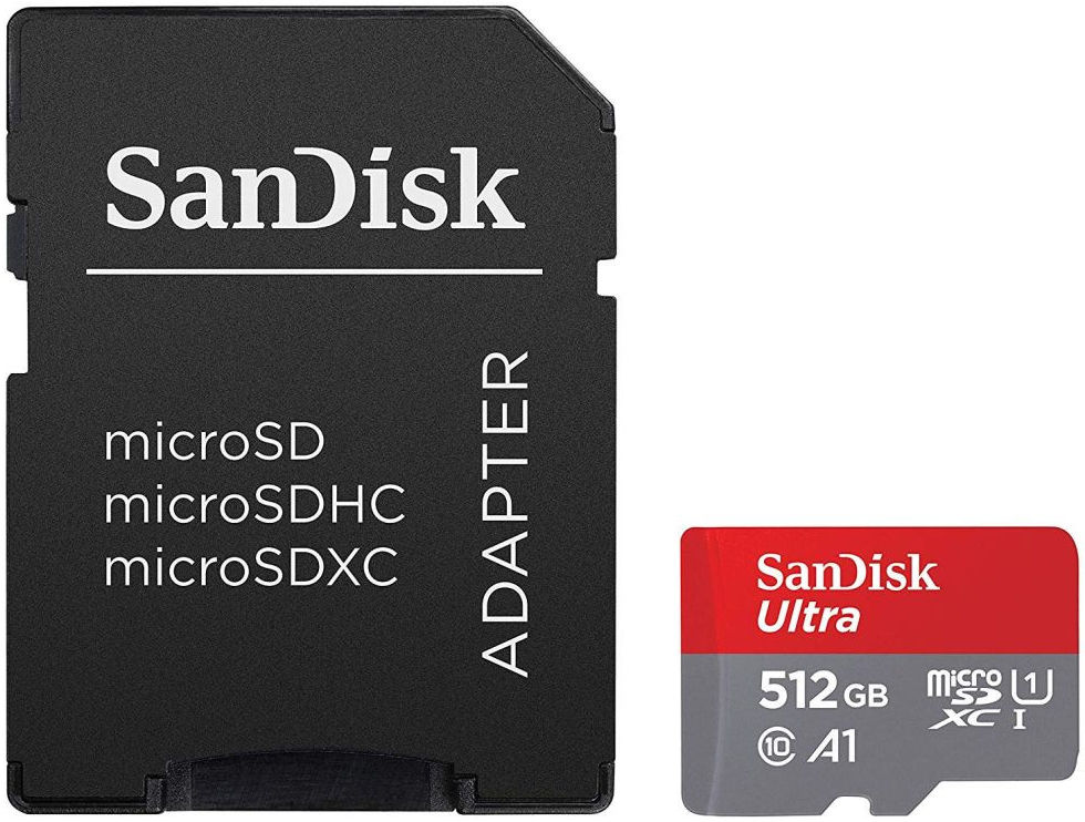 Sandisk Ultra MicroSD kaart 512GB A1 Class 10 afbeelding 4