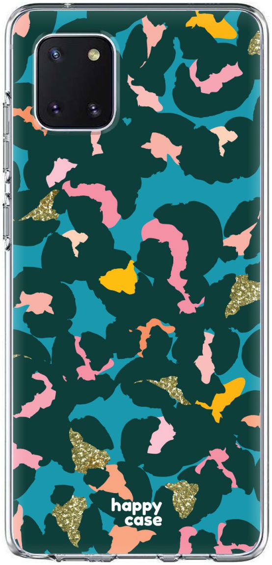 HappyCase Samsung Galaxy Note 10 Lite Hoesje TPU Summer Leopard Print afbeelding 1