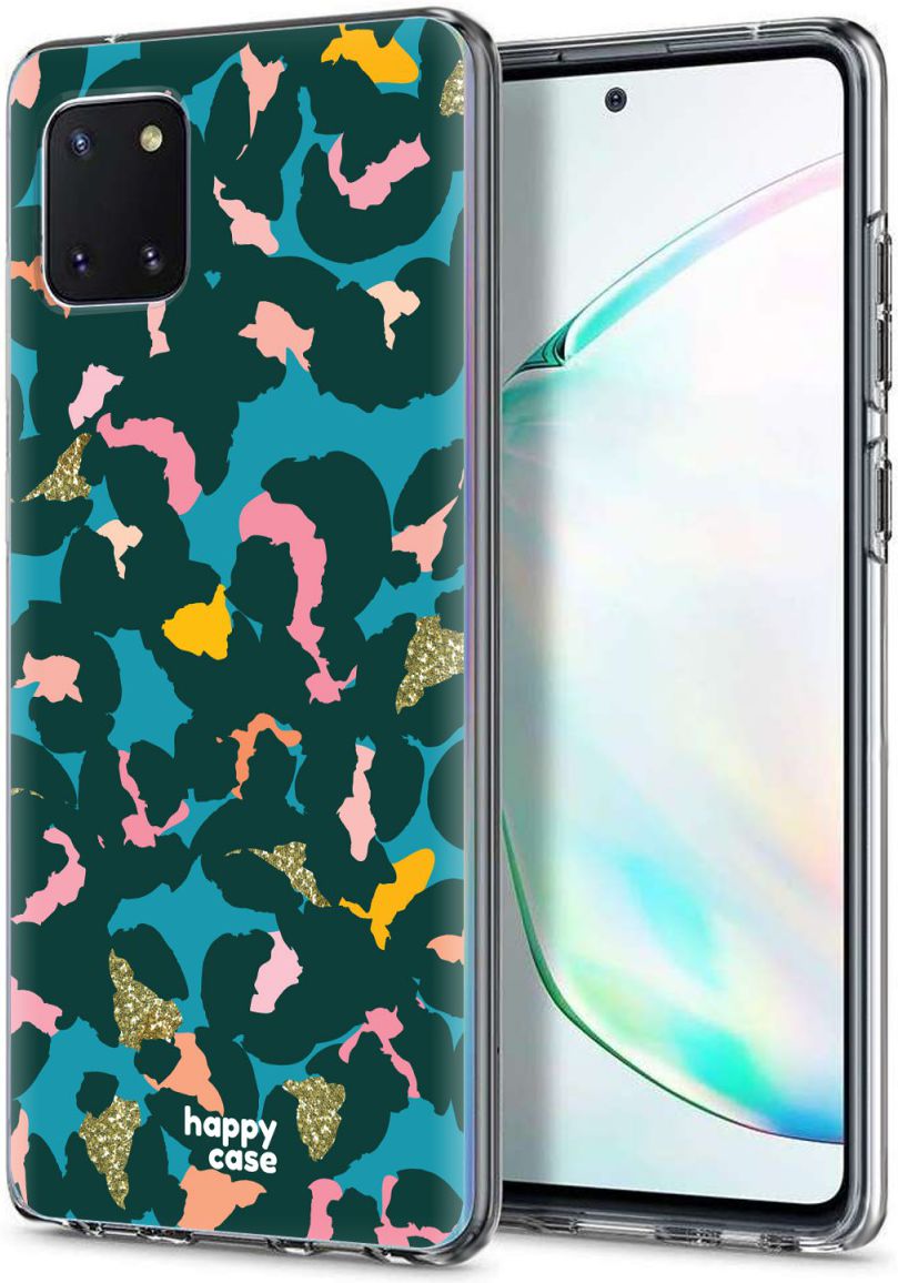 HappyCase Samsung Galaxy Note 10 Lite Hoesje TPU Summer Leopard Print afbeelding 2