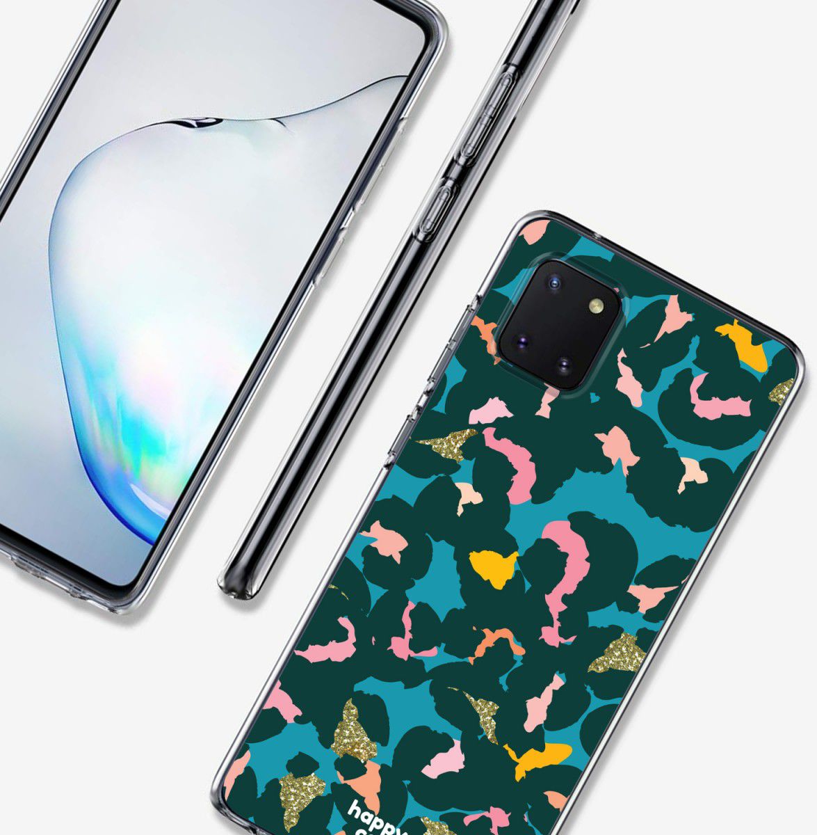 HappyCase Samsung Galaxy Note 10 Lite Hoesje TPU Summer Leopard Print afbeelding 5