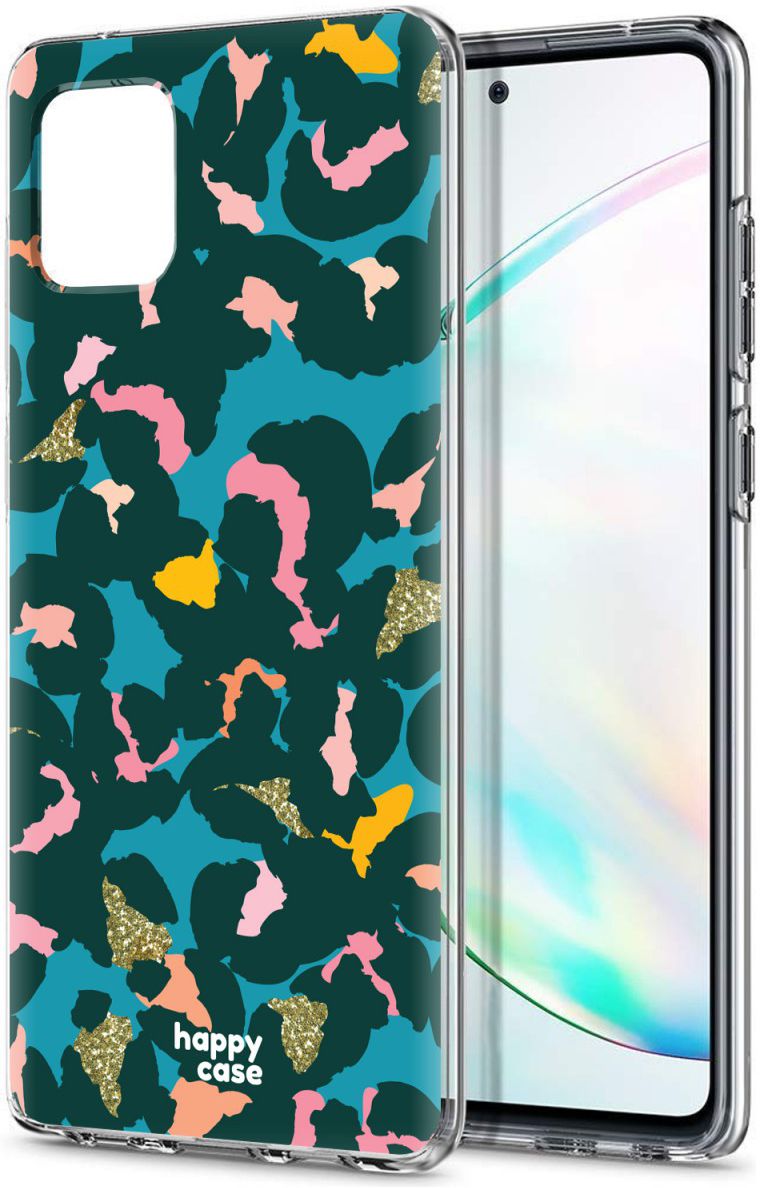 HappyCase Samsung Galaxy Note 10 Lite Hoesje TPU Summer Leopard Print afbeelding 4