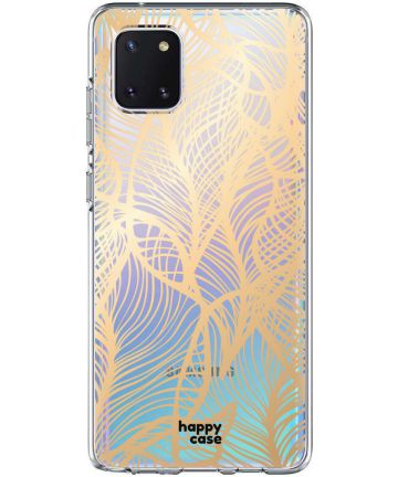 HappyCase Samsung Galaxy Note 10 Lite Hoesje TPU Golden Leaves Print Hoesjes