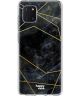 HappyCase Samsung Galaxy Note 10 Lite Hoesje TPU Zwart Marmer Print