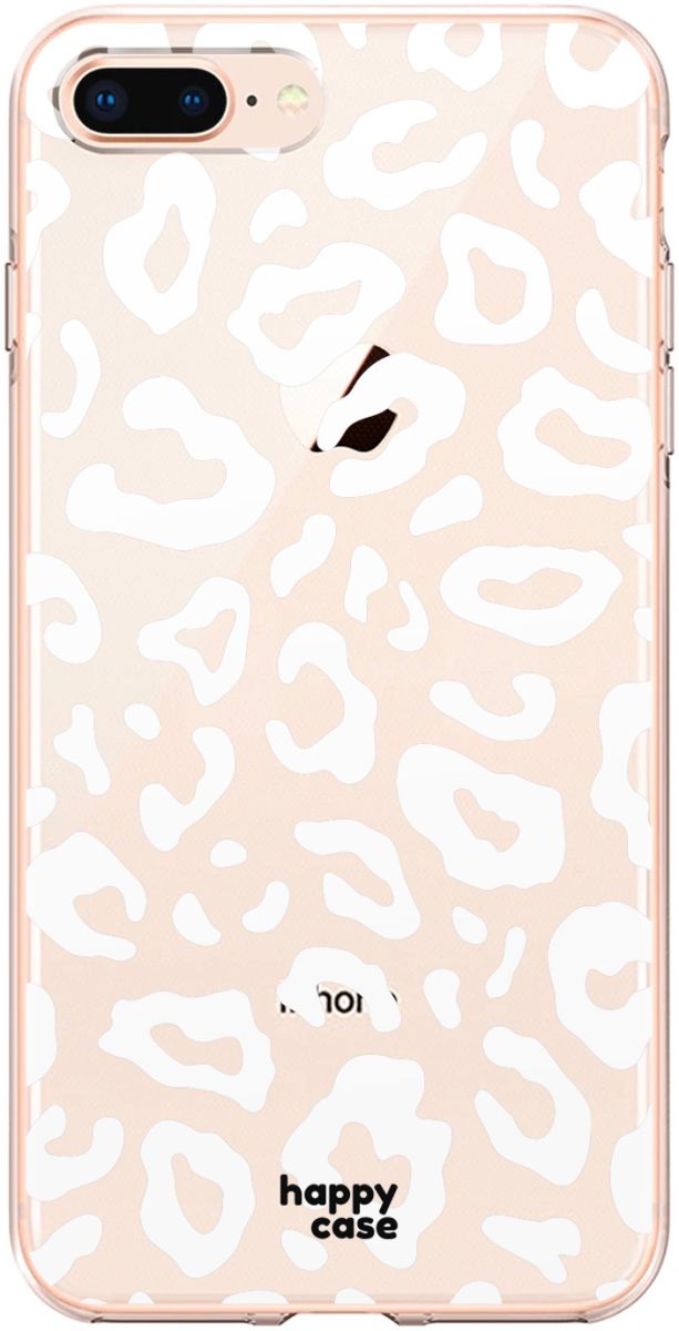 HappyCase Apple iPhone 8 / 7 Plus Hoesje TPU Luipaard Print afbeelding 11