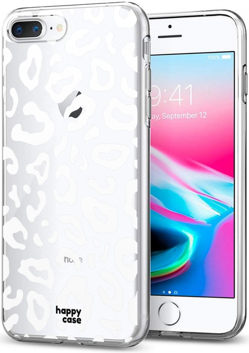 HappyCase Apple iPhone 8 / 7 Plus Hoesje TPU Luipaard Print afbeelding 13