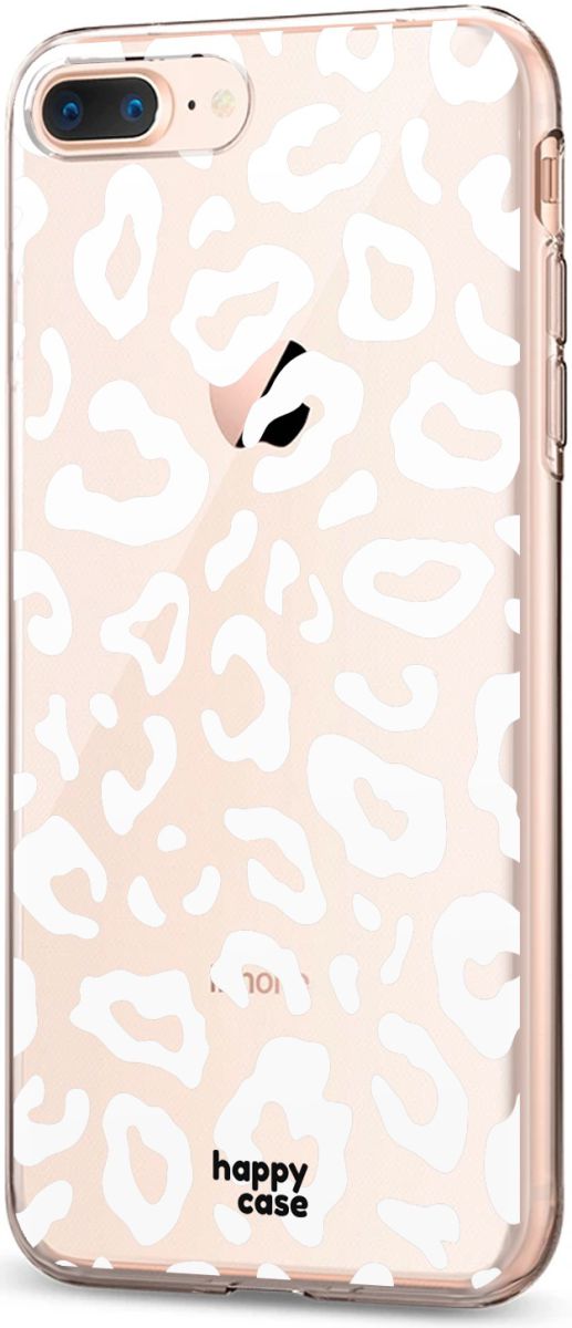 HappyCase Apple iPhone 8 / 7 Plus Hoesje TPU Luipaard Print afbeelding 12