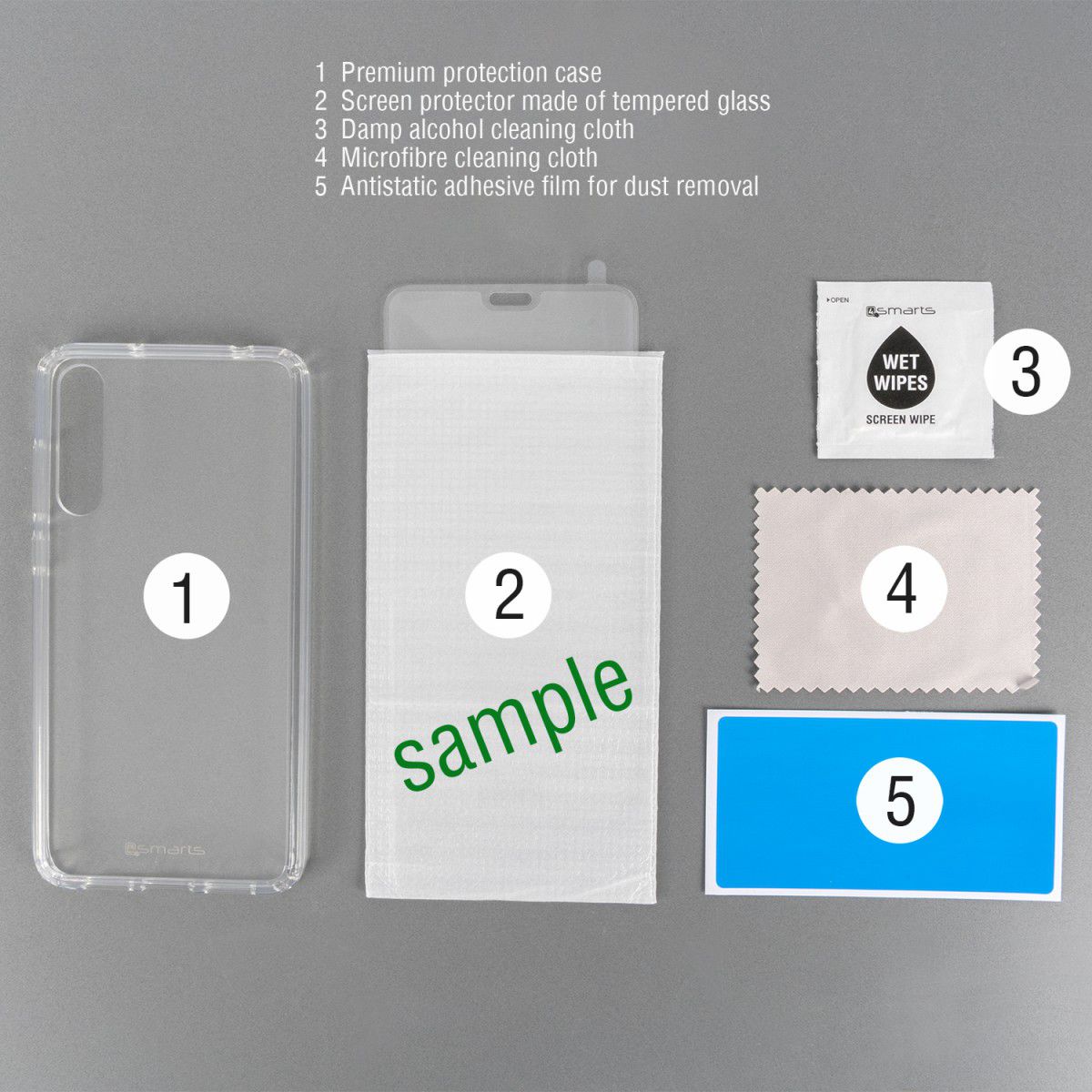 4smarts 360° Premium Protection Set Samsung Galaxy S20 Zwart afbeelding 5
