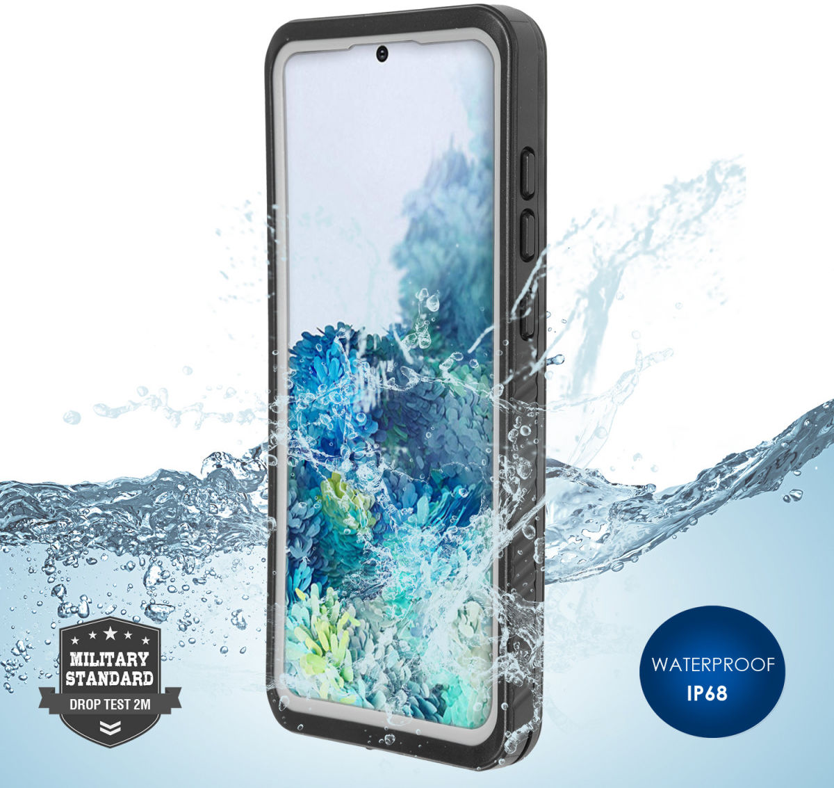 4smarts Rugged Active Pro STARK Samsung Galaxy S20 Plus Hoesje Zwart afbeelding 1